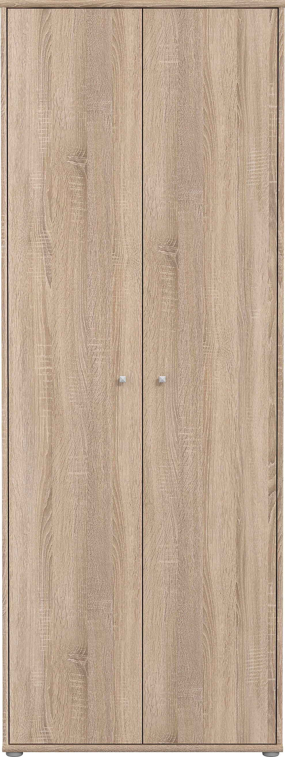 Schuhschrank FORTE "Tempra", braun (sonoma eiche), B:73,7cm H:197,5cm T:34,8cm, Dekorfolie, FSC-zertifizierter Holzwerkstoff, Schränke, Schuhschrank, Breite 73,7 cm