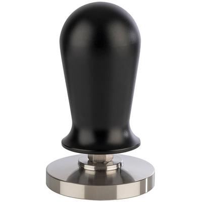 Tamper BUDDY'S "Buddy´s Bar - Barista Edition", silber (schwarz, silberfarben), T:5,8cm, Edelstahl, Silikon, Barista-Sets, Premium, Kaffee Verdichter, rostfreier Edelstahl, Espresso Stempel Image