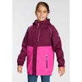 3-in-1-Funktionsjacke SCOUT "ALL WEATHER" Gr. 140/146, bunt (beere, fuchsia) Kinder Jacken Westen