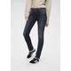 Slim-fit-Jeans PEPE JEANS "NEW BROOKE" Gr. 30, Länge 30, blau (h06 stretch ultra dark) Damen Jeans Röhrenjeans
