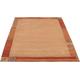 Wollteppich LUXOR LIVING "India" Teppiche Gr. B/L: 70 cm x 140 cm, 20 mm, 1 St., orange (terra) Designer-Teppich Knüpfteppich Schurwollteppich Teppich Schurwollteppiche Teppiche