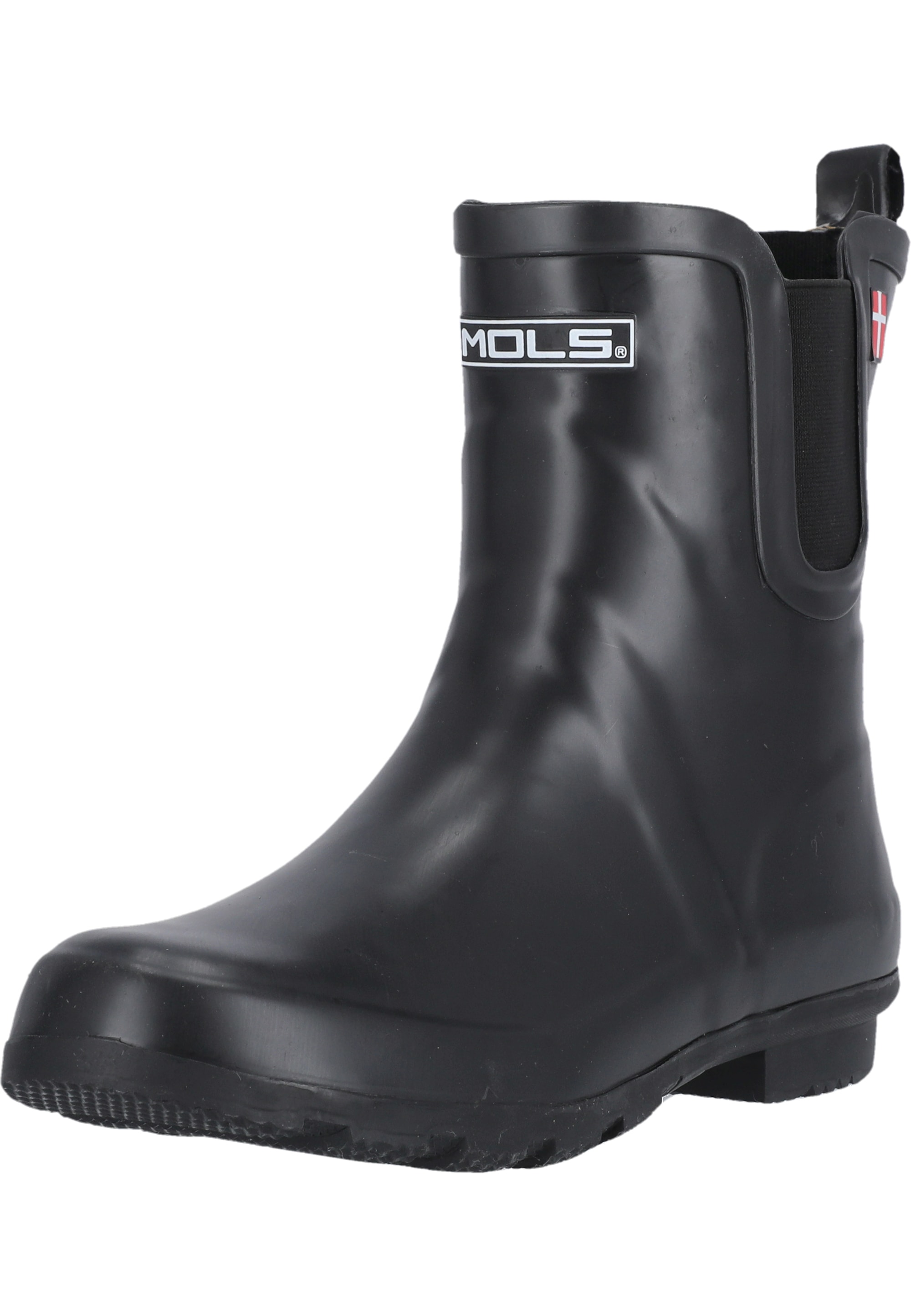 Gummistiefel MOLS "Silverwater", Damen, Gr. 36, schwarz, Gummi, Schuhe Gummistiefel, aus Naturkautschuk