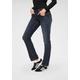 Straight-Jeans PEPE JEANS "GEN" Gr. 25, Länge 32, blau (h06 stretch ultra dark) Damen Jeans Röhrenjeans