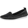 Slipper HEINE, Damen, Gr. 38, schwarz, Glattleder, Leder, modisch, Schuhe
