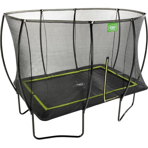 „Gartentrampolin EXIT „“Silhouette““ Trampoline Gr. B: 214 cm, schwarz Kinder Trampoline BxT: 214×305 cm, mit Sicherheitsnetz“