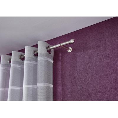 Vorhangstange GOOD LIFE "Bola" Gr. 18, silber (edelstahlfarben), L:320cm Ø:20mm, Metall, Gardinenstangen Image