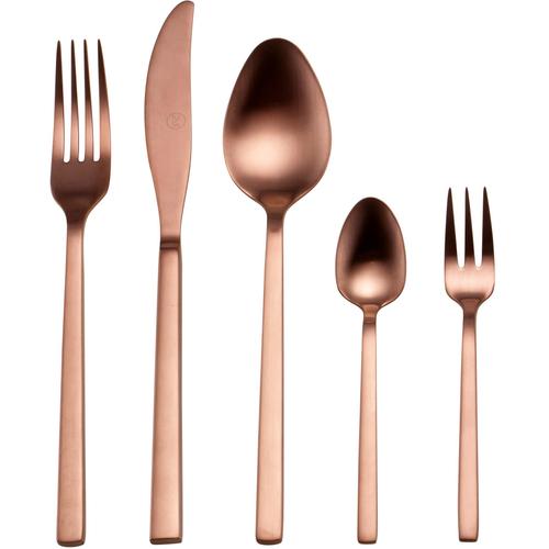 „Besteck-Set GUIDO MARIA KRETSCHMER HOME&LIVING „“Bronze Look““ Essbesteck-Sets Gr. 30 tlg., braun (bronzefarben) Besteckgarnituren Tafelbesteck, Edelstahl 1810, Präsentschachtel, PVD bronze mattiert“
