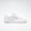 Sneaker REEBOK CLASSIC "CLUB C 85", Gr. 37,5, weiß (weiß, sheer, grau), Leder, sportlich, Schuhe