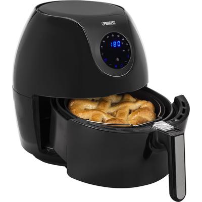 PRINCESS Heissluftfritteuse "XXL 182050 mit 5,2L, Digitales Touchscreen", schwarz, B:34cm H:39cm T:37cm, Fritteusen, 7 Programme, Ohne ÖL, Aerofryer, Schwarz