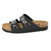 Pantolette LICO "Pantolette Bioline Lady Classic", Gr. 41, schwarz, Synthetik, Schuhe Damenschuh Pantolette Sommerschuh Schlappen Hausschuh