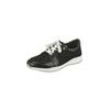 Schnürschuh LEI BY TESSAMINO "Naara", Damen, Gr. 38, schwarz, Leder, casual, Schuhe, mit seitlichem Reißverschluss