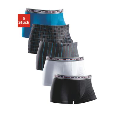 Boxer H.I.S "Boxershorts für Herren", Herren, Gr. S, blau, Jersey, Obermaterial: 95% Baumwolle, 5% Elasthan, unifarben, 