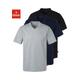 V-Shirt S.OLIVER Gr. M, blau (grau, meliert, navy, schwarz) Herren Shirts T-Shirts