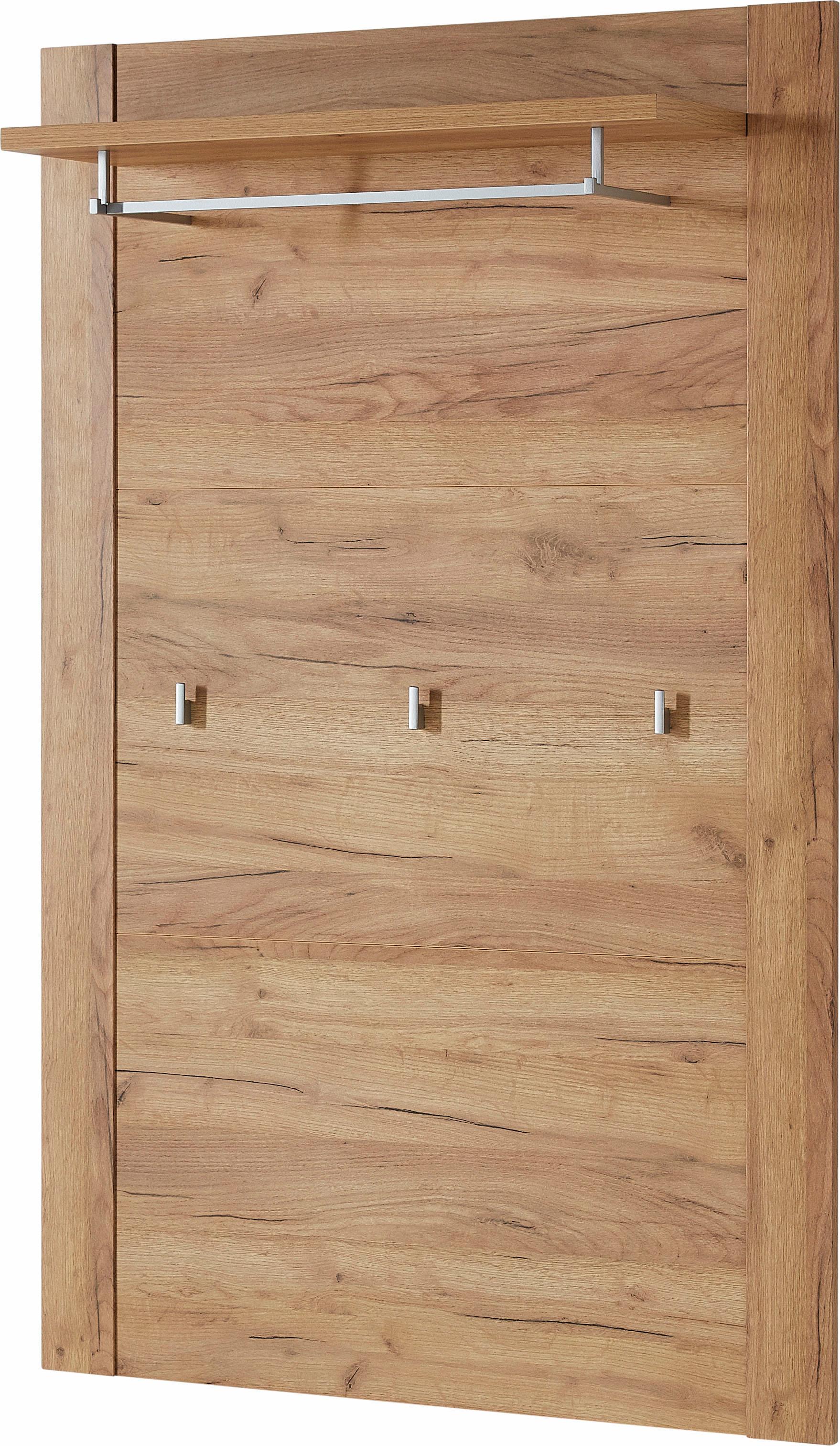 Garderobenpaneel GERMANIA "GW-Castera", braun (navarra, eiche, nachbildung), Holzwerkstoff, Garderobenpaneele