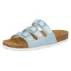 Pantolette LICO "Slipper Bioline Free Kids", Gr. 30, blau, Synthetik, Schuhe