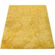 Hochflor-Teppich PACO HOME "Bamba 410" Teppiche Gr. B/L: 160 cm x 220 cm, 45 mm, 1 St., gelb Esszimmerteppiche