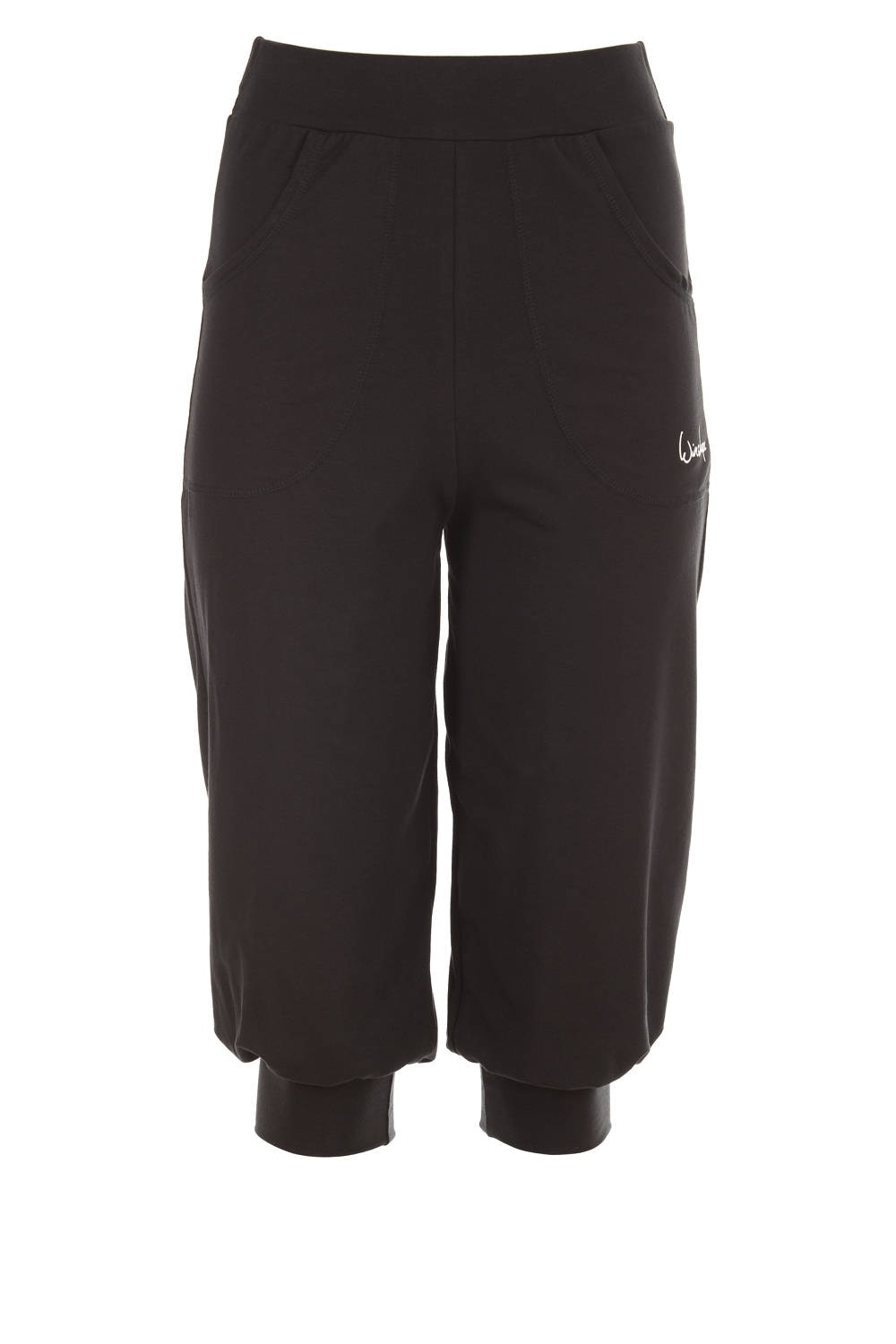 Sporthose WINSHAPE "WBE12", Damen, Gr. S, Normalgrößen, schwarz, 90% Baumwolle, 10% Elasthan, Hosen, 3/4-Trainingshose Image