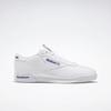 Sneaker REEBOK CLASSIC "EX-O-FIT CLEAN LOGO INT", Gr. 41, blau (int, weiß, royal, blau), Leder, sportlich, Schuhe Herrenschuh Sneaker