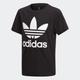 T-Shirt ADIDAS ORIGINALS "TREFOIL TEE" Gr. 170, schwarz-weiß (black, white) Kinder Shirts T-Shirts