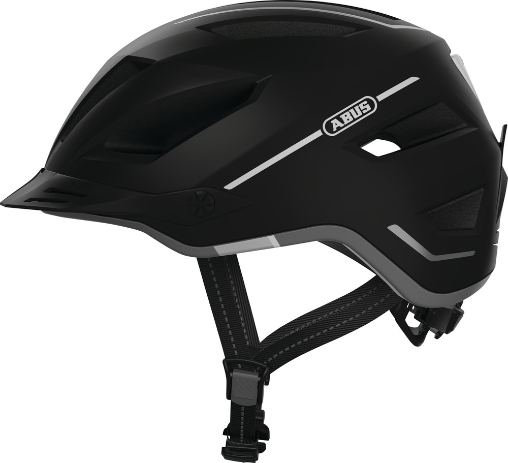 Fahrradhelm ABUS "PEDELEC 2.0" Gr. M, schwarz (velvet schwarz), Helme, M Kopfumfang: 52cm - 57cm Image