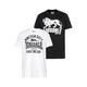 T-Shirt LONSDALE "BYLCHAN" Gr. XXXL (64/66), schwarz-weiß (weiß, schwarz) Herren Shirts T-Shirts