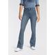 Bootcut-Jeans ARIZONA "Ultra Stretch" Gr. 19, K + L Gr, blau (blue, used) Damen Jeans Bootcut