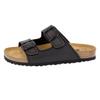 Pantolette LICO "Pantolette Bioline Man Soft", Gr. 44, schwarz, Synthetik, Schuhe, Topseller