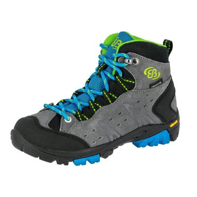Outdoorschuh BRÜTTING "Outdoorstiefel Mount Bona High Kids", Gr. 29, grau, Veloursleder, Schuhe