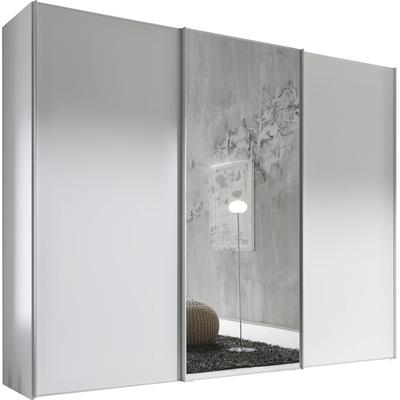 Schwebetürenschrank STAUD "Sinfonie Plus, edles Design in hochwertiger Qualität, Made in Germany", weiß, B:280cm H:240cm T:68cm, Holzwerkstoff, Schränke, Mit Spiegeltür und vier verschiedenen Ausstattungsvarianten Image
