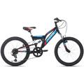 Jugendfahrrad KS CYCLING "Zodiac" Gr. 31, schwarz (schwarz, schwarz), Fahrräder, Kinder, 31cm, 20 Zoll (50,80cm)