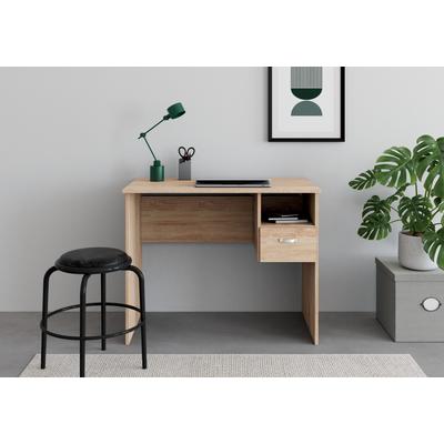 Schreibtisch VOGL MÖBELFABRIK "Flo", braun (sonoma, eichefarben), B:91cm H:72cm T:50cm, Tische Image