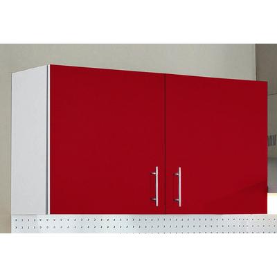 Hängeschrank WIHO KÜCHEN "Kiel", rot (front: burgund, korpus: steel grau), B:100cm H:56,5cm T:35cm, Holzwerkstoff, Schränke, 100 cm breit Image