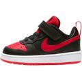 Sneaker NIKE SPORTSWEAR "Court Borough Low 2" Gr. 23,5, schwarz (schwarz, rot) Schuhe Sneaker