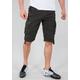 Cargobermudas ALPHA INDUSTRIES "Jet Short" Gr. 31, N-Gr, grau (grey black) Herren Hosen