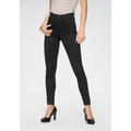 Skinny-fit-Jeans LEVI'S "Mile High Super Skinny" Gr. 26, Länge 32, schwarz (black) Damen Jeans Röhrenjeans