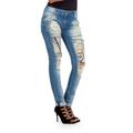 Bequeme Jeans CIPO & BAXX Gr. 27, Länge 32, blau Damen Jeans