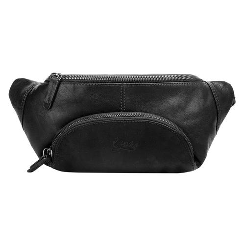 Gürteltasche X-ZONE Gr. B/H/T: 30 cm x 13 cm x 6 cm onesize, schwarz Damen Taschen Gürteltaschen echt Leder