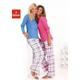 Schlafanzug ARIZONA Gr. 36/38, bunt (blau, kariert, beere, kariert) Damen Homewear-Sets Pyjamas