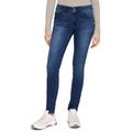 Skinny-fit-Jeans TOM TAILOR "Alexa Skinny" Gr. 31, Länge 32, grau (dark, stone, wash) Damen Jeans Röhrenjeans