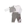 "Erstausstattungspaket LILIPUT ""Erstausstattungsset"" Gr. 68, grau Baby KOB Set-Artikel Outfits in kuschelweicher Qualität"