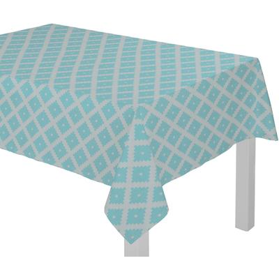 Tischdecke ADAM "Maroccan Shiraz" Gr. 2, blau (türkis), B:120cm L:120cm, Baumwolle, Tischdecken Image