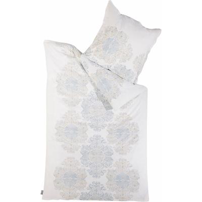 Bettwäsche ZEITGEIST "Orient in Gr. 135x200 oder 155x220 cm", beige (creme), B/L: 155cm x 220cm, , Feinflanell, B/L: 80cm x 80cm, Feinflanell, Obermaterial: 100% Baumwolle, Bettwäsche, mit dezenten Ornamenten, Bettwäsche aus Baumwolle mit... Image