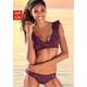 Triangel-Bikini JETTE Gr. 36, Cup C/D, rot (bordeau) Damen Bikini-Sets Ocean Blue