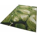 Teppich TOM TAILOR HOME "Garden Palm" Teppiche Gr. B/L: 70 cm x 120 cm, 3 mm, 1 St., grün (hellgrün) Esszimmerteppiche