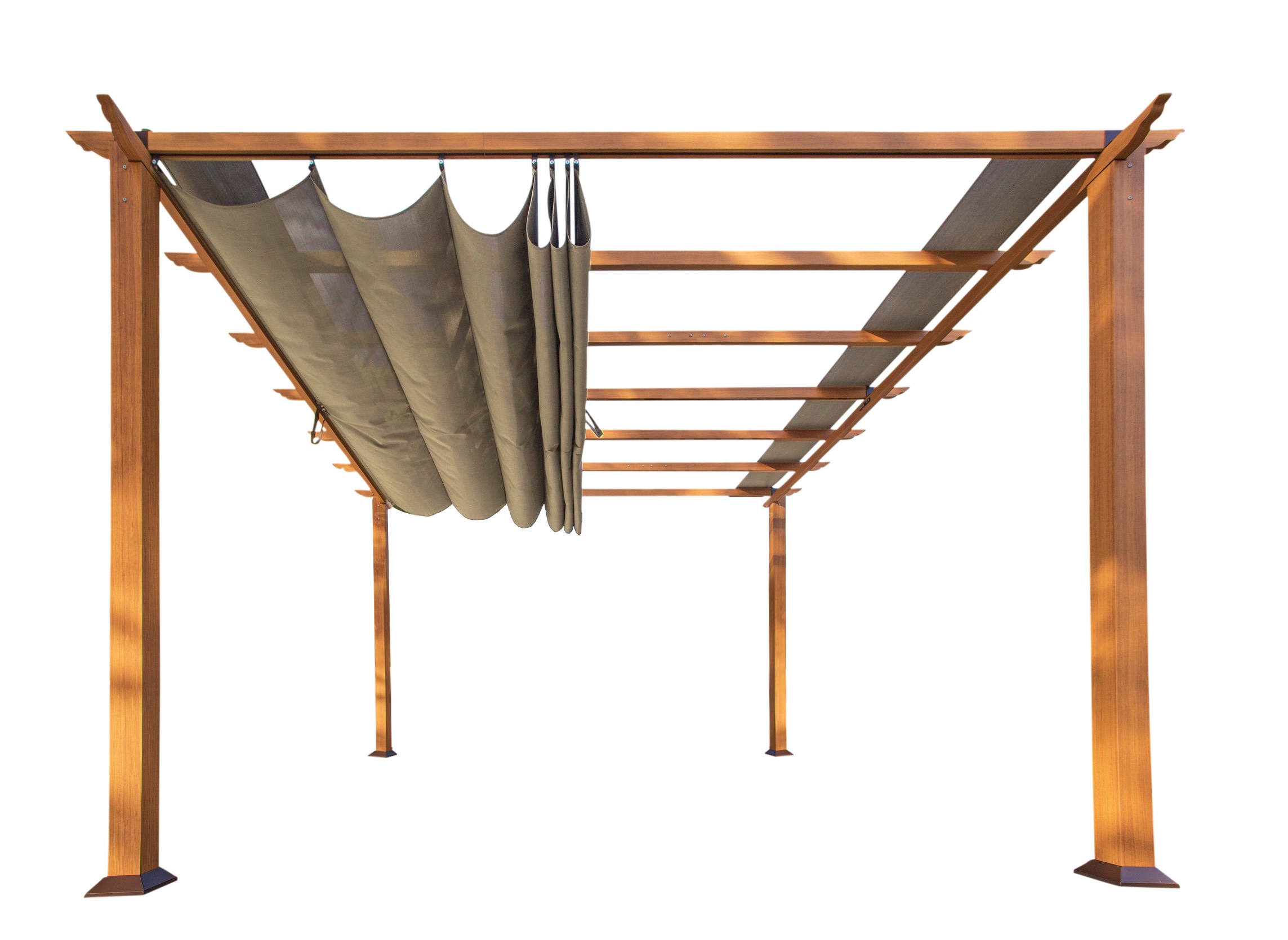 Pergola PARAGON "Florida", braun, B:350cm H:235cm T:350cm, Pergolen