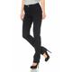 Stretch-Jeans MAC "Angela" Gr. 38, Länge 32, schwarz (black, black) Damen Jeans Röhrenjeans