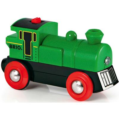 BRIO Spielzeug-Eisenbahn WORLD, Speedy Green Batterielok, mit LichtfunktionMade in Europe, FSC - schützt Wald weltweit grün Kinder Altersempfehlung