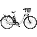 E-Bike TELEFUNKEN "Multitalent RC840" E-Bikes Gr. 48 cm, 28 Zoll (71,12 cm), weiß E-Bikes