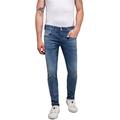 Slim-fit-Jeans REPLAY "ANBASS HYPERFLEX BIO" Gr. 36, Länge 32, blau (grey blue a05) Herren Jeans Slim Fit