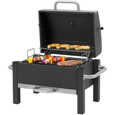 Holzkohlegrill TEPRO "Toronto Easy" Grills Gr. B/H/T: 67,5 cm x 45 cm x 44 cm, schwarz Holzkohlegrills